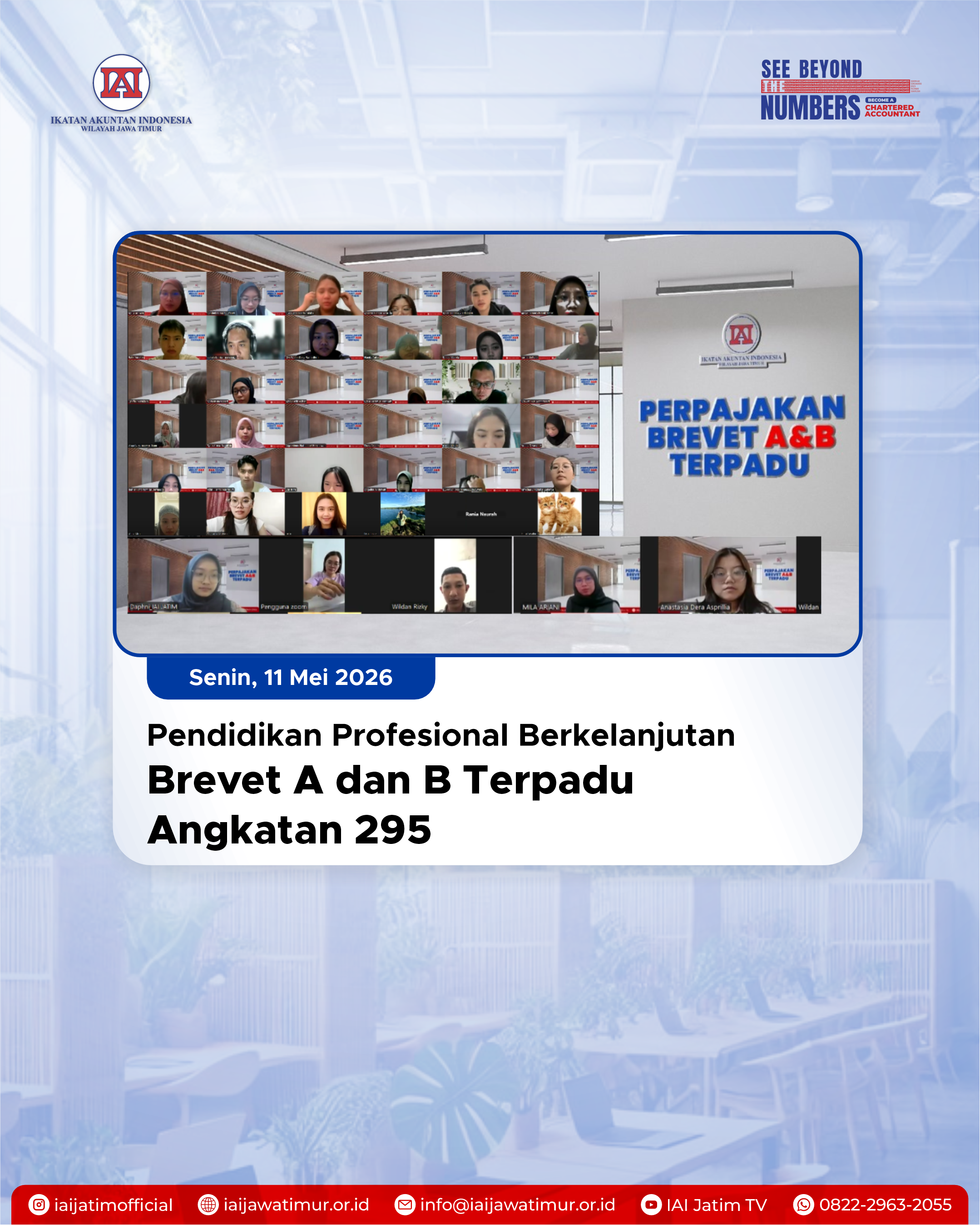 Tingkatkan Kepatuhan dan Kompetensi Pajak, Kelas Brevet A&B Terpadu Angkatan 295 Resmi Dimulai